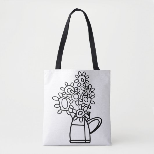 COLOR ME MEXICAN BOUQUET TOTE BAG (Voorkant)