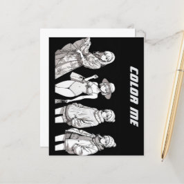 Color Me Page voor kinderen | mode meisjes