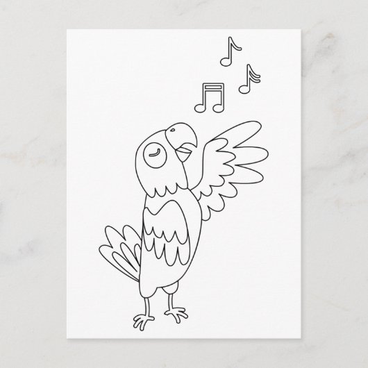 Color Me Parrot Zingt | Activiteit Kaarten (Voorkant)