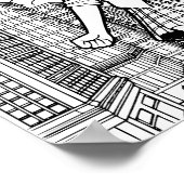 Color Me-Poster | Anime Superhero Girl Poster (Hoek)