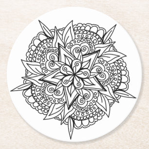 Color Me Star Flower onderzetter