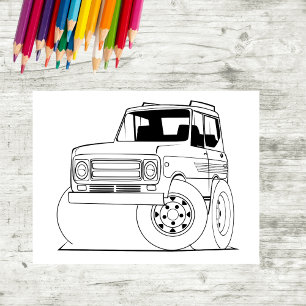 Color Me Tall SUV KINDER KAARTEN