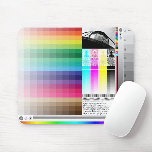 Color Mosaic Mousepad Muismat (Met muis)