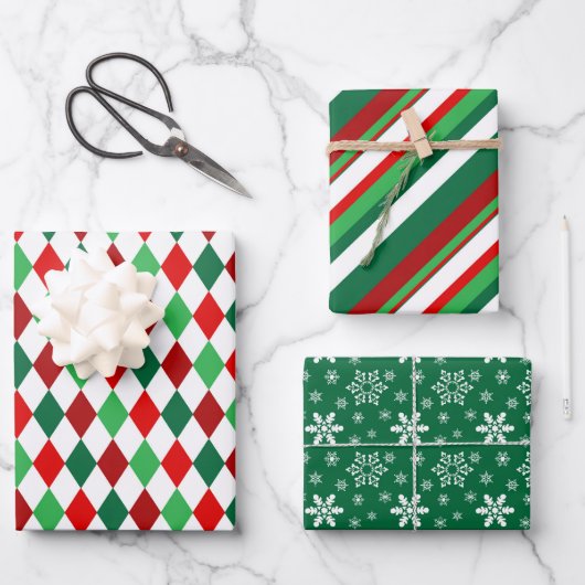 Color My Christmas  Inpakpapier Vel (Voorkant)