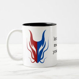 Color Mystical Dragoon Fantasy Tweekleurige Koffiemok