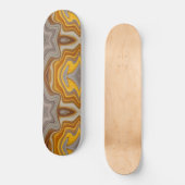 color naranja con tonos de crudo persoonlijk skateboard (Voorkant)