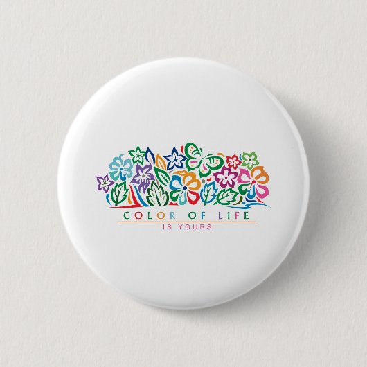 COLOR_of_life Ronde Button 5,7 Cm (Voorkant)