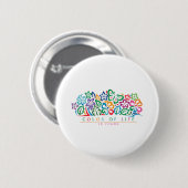 COLOR_of_life Ronde Button 5,7 Cm (Voorkant /achterkant)