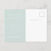 COLOR PANELS BIRTH ANNOUNCTION AANKONDIGINGSKAART (Achterkant)