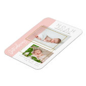 COLOR PANELS BIRTH ANNOUNCTION MAGNEET (Linkerzijde)