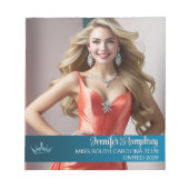 Color Pop Pageant Autograph Pad Notepad Notitieblok (Voorkant)