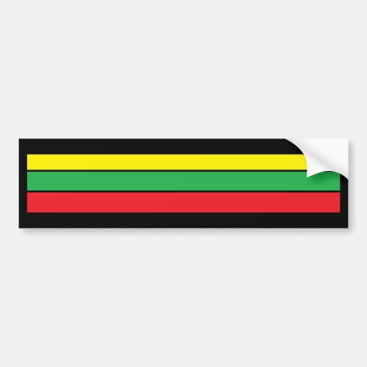 color rasta bumpersticker (Voorkant)