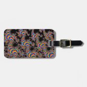 Color Run - Fractal Art Bagagelabel (Voorkant horizontaal)