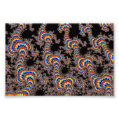 Color Run - Fractal Art Foto Afdruk (Voorkant)