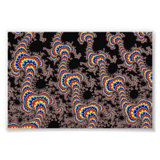 Color Run - Fractal Art Foto Afdruk (Voorkant)