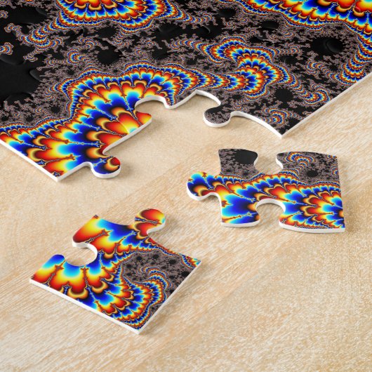 Color Run - Fractal Art Legpuzzel (Zijkant)