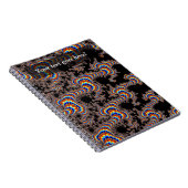 Color Run - Fractal Art Notitieboek (Rechterzijde)