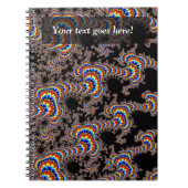 Color Run - Fractal Art Notitieboek (Voorkant)