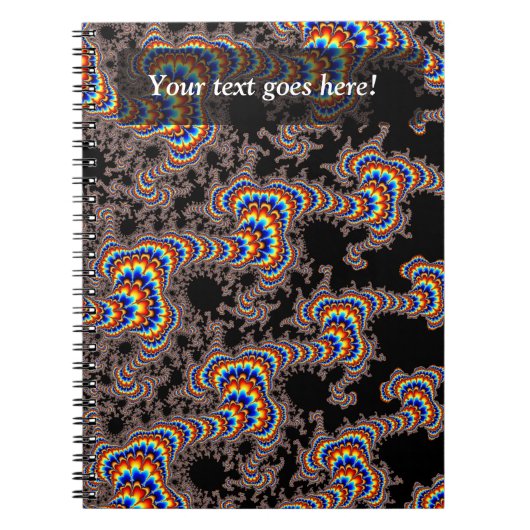 Color Run - Fractal Art Notitieboek (Voorkant)