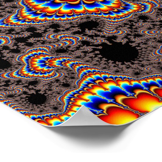 Color Run - Fractal Art Poster (Hoek)