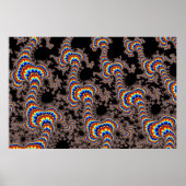 Color Run - Fractal Art Poster (Voorkant)