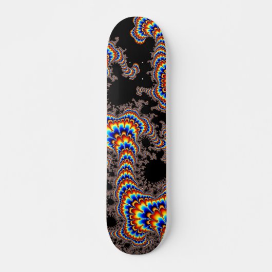 Color Run - Fractal Art Skateboard (Voorkant)