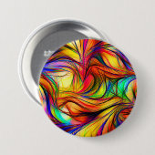 color salad ronde button 7,6 cm (Voorkant /achterkant)