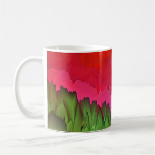 "Color Serenade" Kleurrijke Abstracte kunst Koffiemok