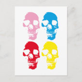 COLOR SKULLS BRIEFKAART (Voorkant)