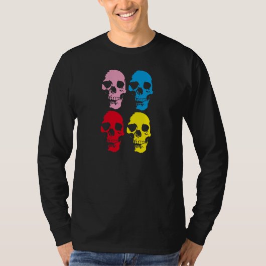 COLOR SKULLS T-SHIRT (Voorkant)