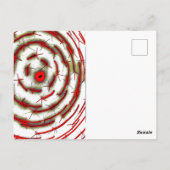 Color Spiral Card Briefkaart (Achterkant)