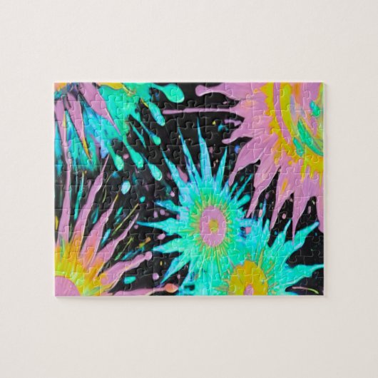 Color Splash Abstract Art Legpuzzel (Horizontaal)