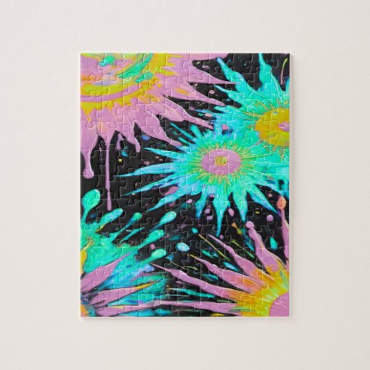 Color Splash Abstract Art Legpuzzel (Verticaal)