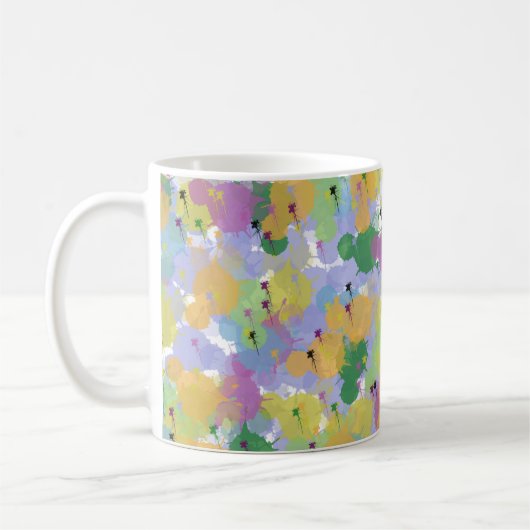 Color Splash Abstract Mug – Vibrant Artistic CMug Koffiemok (Links)