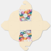 Color Splash Art Birthday Bash Bedankdoosjes (Ongevouwen)