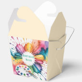 Color Splash Art Birthday Bash Bedankdoosjes (Open)