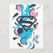 Color Splash Blue Briefkaart (Voorkant)