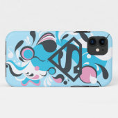 Color Splash Blue Case-Mate iPhone Case (Achterkant (horizontaal))