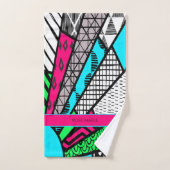 Color Splash Fanburst Personalized | Dink Well Handdoek (Handdoek)