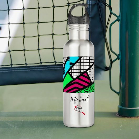 Color Splash Fanburst Personalized | Dink Well Waterfles