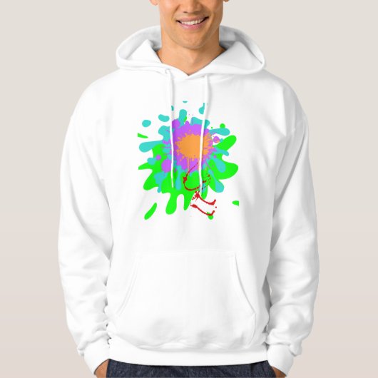 Color Splash hoodie (Voorkant)