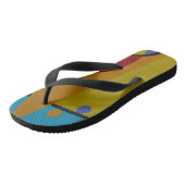 Color Splash Polka Flip Flops (Schuin)