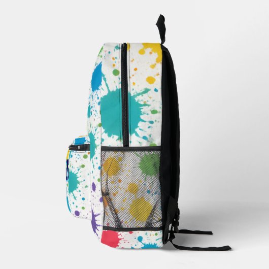 Color Splash Pop Bedrukte Rugzak (Rechts)