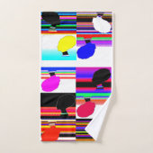 Color Stripe Towels Bad Handdoek (Handdoek)
