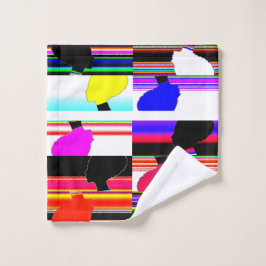 Color Stripe Towels Bad Handdoek