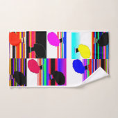 Color Stripe Towels Bad Handdoek (Handdoek)