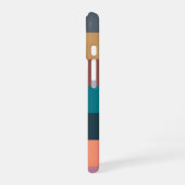 color stripes colorful pastel iPhone 16 hoesje (Linkerkant)