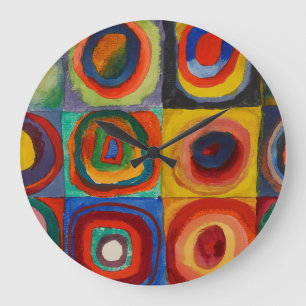 Color Study, 1913, gemaakt door Wassily Kandinsky Grote Klok