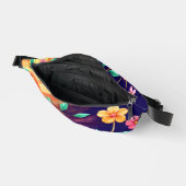 Color Swirl Bloom - Vibrant Floral Vortex Heuptasje (Open)