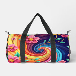 Color Swirl Bloom - Vibrant Floral Vortex Plunjezak